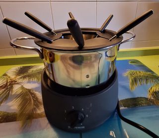 Olla fondue acero inoxidable