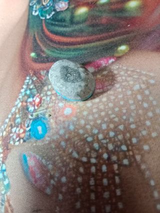 Piedra turquesa natural con pirita 39,10 quilates 