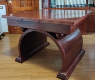 Mesa Comedor Caoba Maciza Años 30