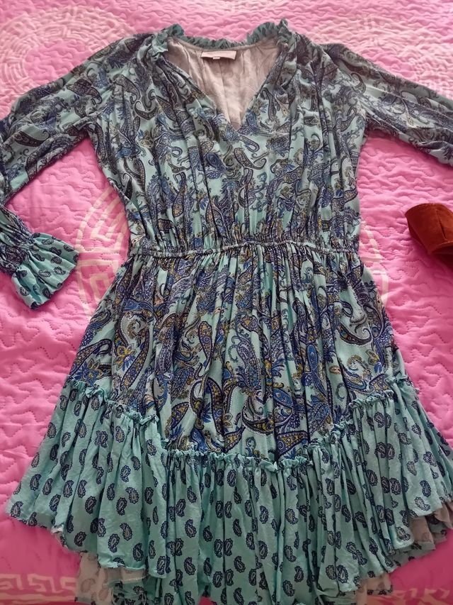 Vestido Space Flamingo M - Azul