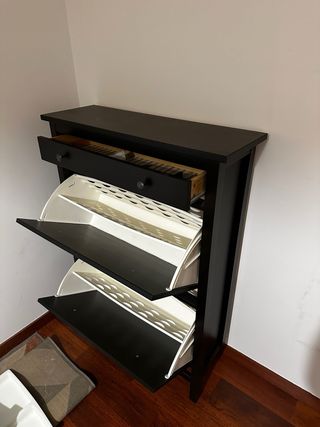 Zapatero Hemnes Ikea - Negro