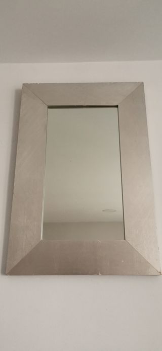 Espejo plateado