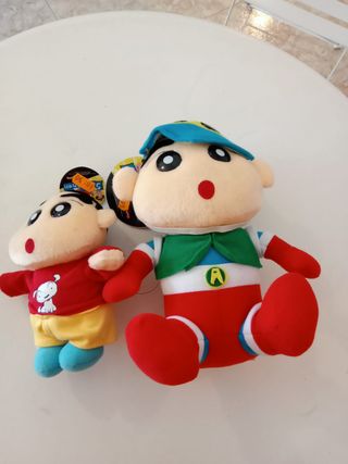 2 Bambole Shin Chan di stoffa