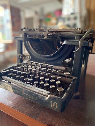 Máquina escribir antigua Remington Standard 10