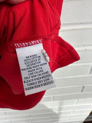 Polo rojo manga corta RALPH LAUREN talla XL SKINNY