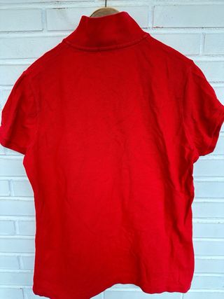 Polo rojo manga corta RALPH LAUREN talla XL SKINNY