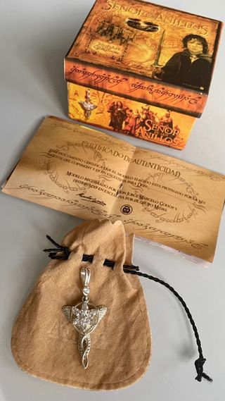 Colgante Arwen plata El Señor de los Anillos
