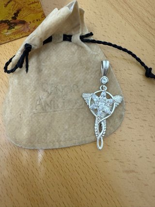 Colgante Arwen plata El Señor de los Anillos