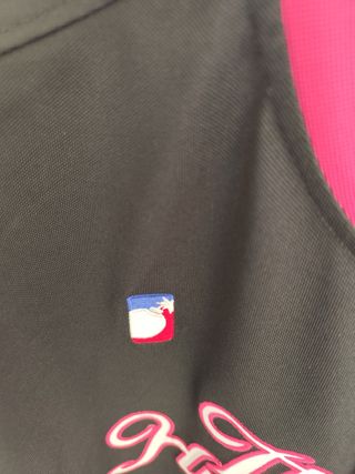 Camisa The Hundreds 2L negra y roja