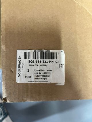 Conmutador anillo airbag VW 5Q1953521HNIGI