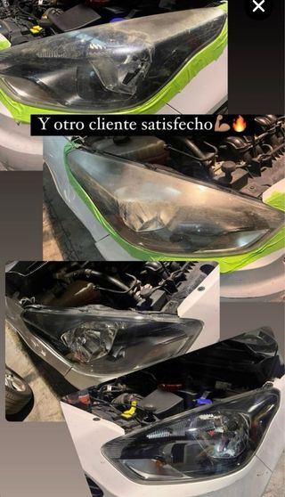 Se hacen pulidos de faros a un módico precio
