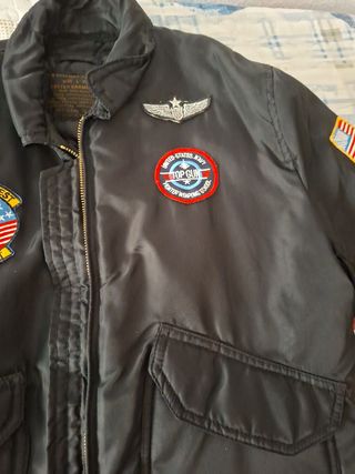 Cazadora piloto militar niño