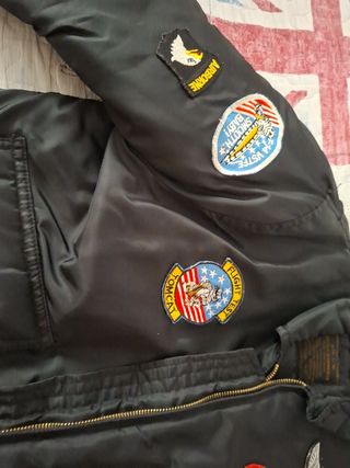 Cazadora piloto militar niño