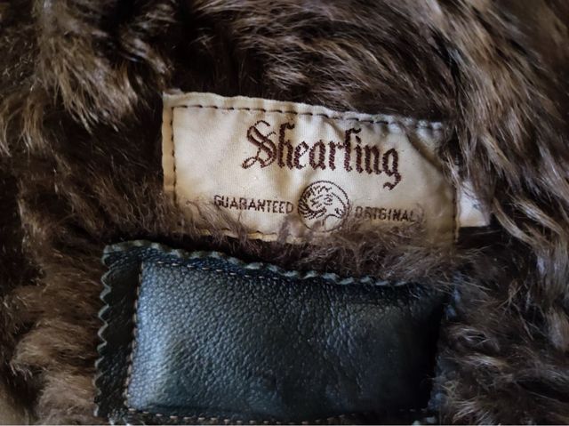 Cappotto montone vintage