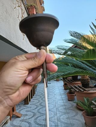 Lampadario vintage oro e marrone