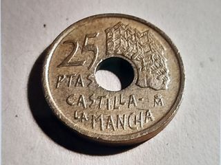 Monedas 25 Ptas España (5 unidades)