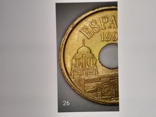 Monedas 25 Ptas España (5 unidades)