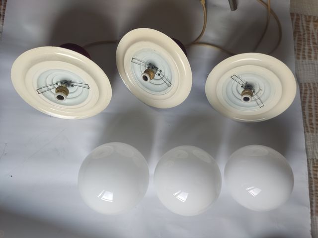 LAMPADA DA SOFFITTO VINTAGE ANNI '60