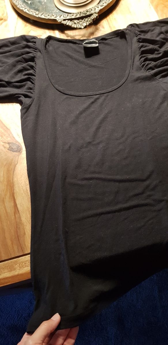 Camiseta manga abullonada