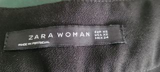 Pantalón vestir negro ancho