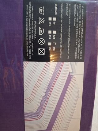 Sábanas Encama Home 150cm - Algodón 50% Poliéster%