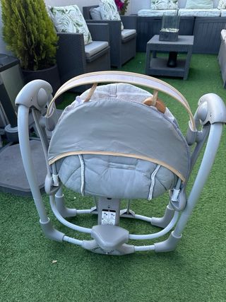 Hamaca Bebé: mecedora automática y plegable