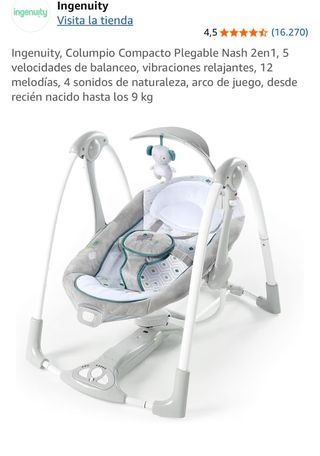 Hamaca Bebé: mecedora automática y plegable