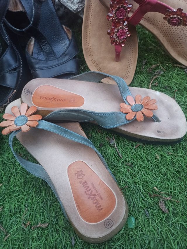 Conjunto Sandalias variadas mujer - 4 pares