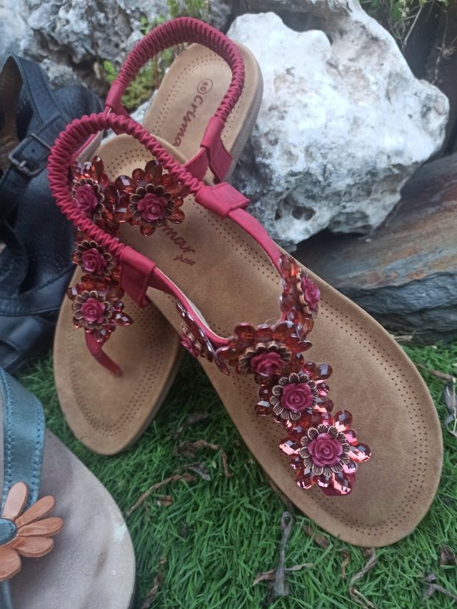 Conjunto Sandalias variadas mujer - 4 pares