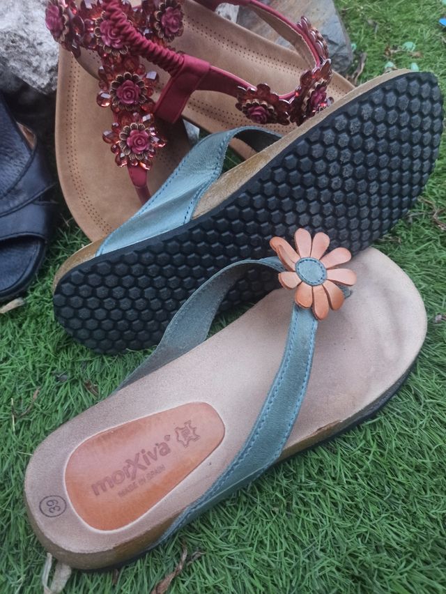 Conjunto Sandalias variadas mujer - 4 pares