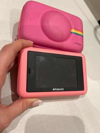 Polaroid Snap Touch rosa + funda