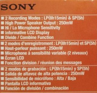 Grabadora Sony ICD-BX70 - Gris Plata