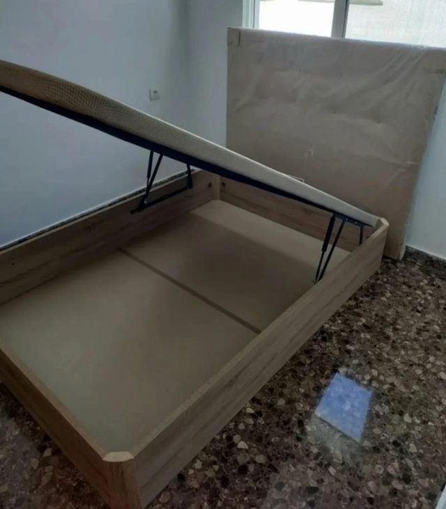 Canapé abatible con colchón