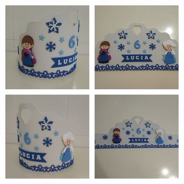 Corona  cumpleaños de goma eva