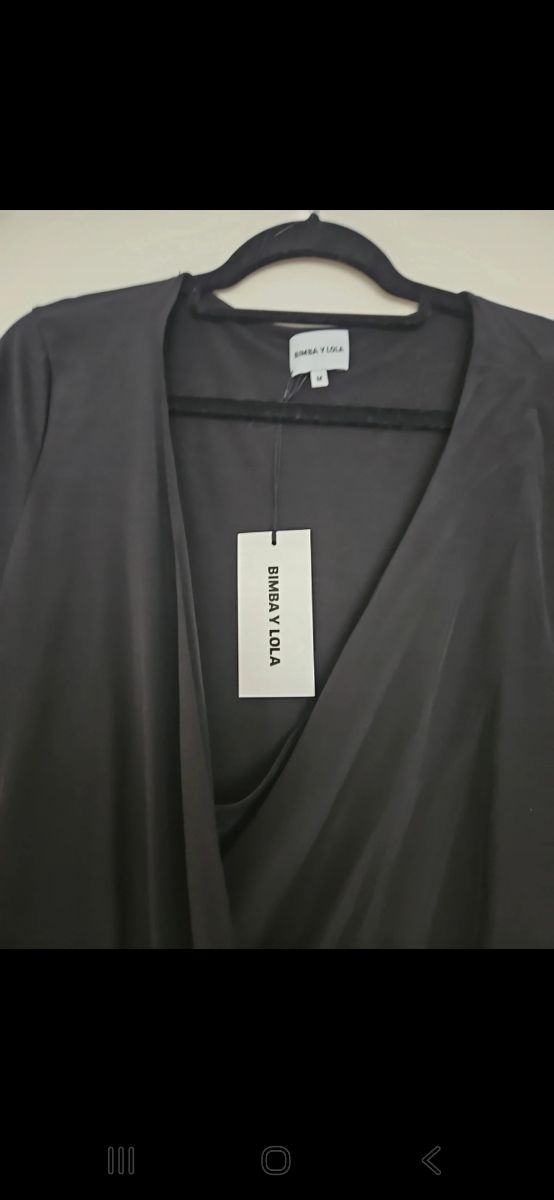 Blusa Bimba y Lola negra - cruzada