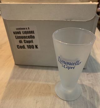 6 Bicchieri Limoncello Kono di Capri