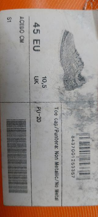 Zapatos seguridad RESISTEN -OFMAN-ROBUSTA