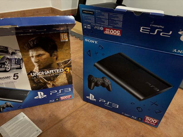 PS3 (PlayStation 3) Slim 500GB - 14 huegos