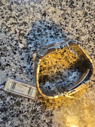 Relógio Seiko Kinetic  Auto Relay- Prata & Branco