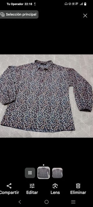 Blusa estampada flores - multicolor