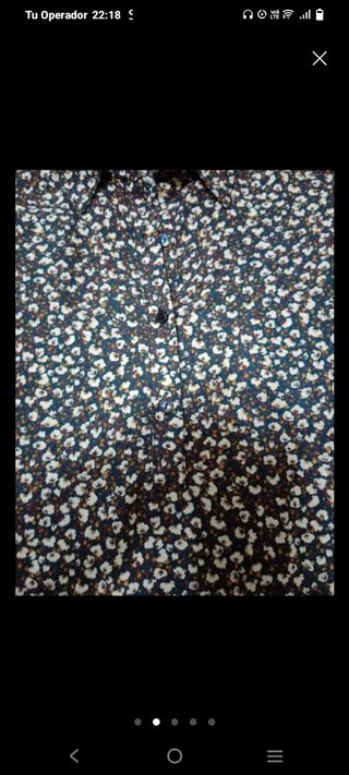 Blusa estampada flores - multicolor