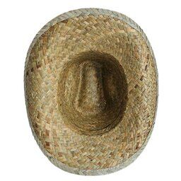 Sombrero Cowboy de paja natural para Adulto