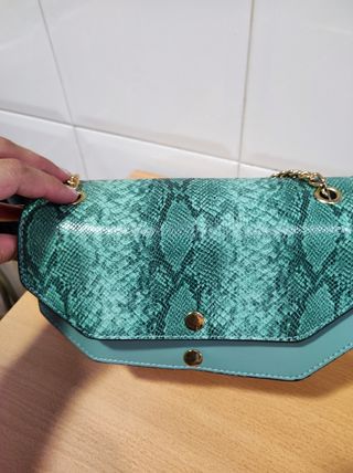 Bolso bandolera verde menta