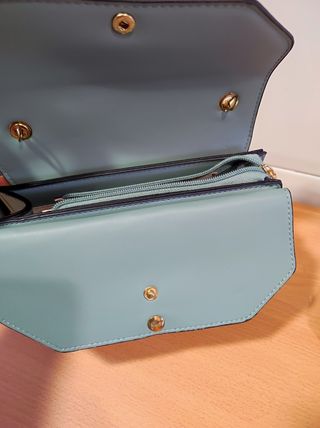 Bolso bandolera verde menta