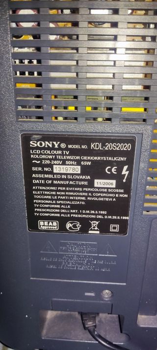 Monitor televisor sony