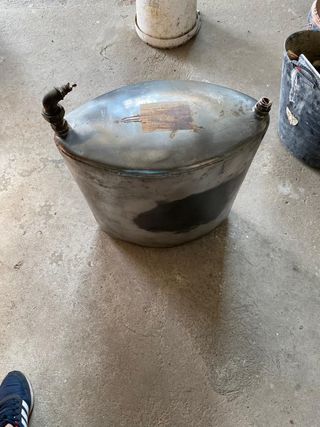 Calderín inoxidable usado