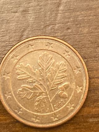 Moneda 5 céntimos Alemania 2001