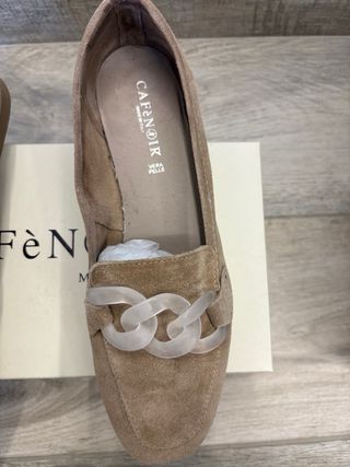 Mocassini Cafenoir beige