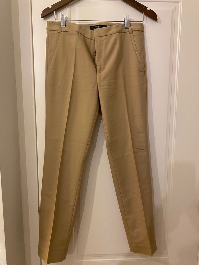 Pantalones Zara beige
