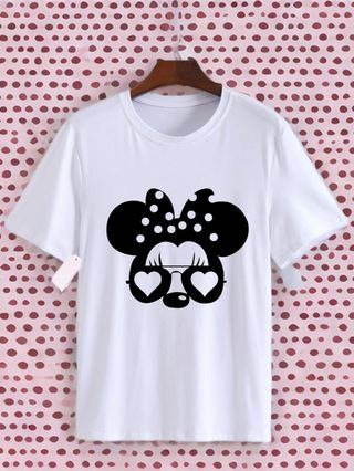Camiseta Minnie Mouse blanca